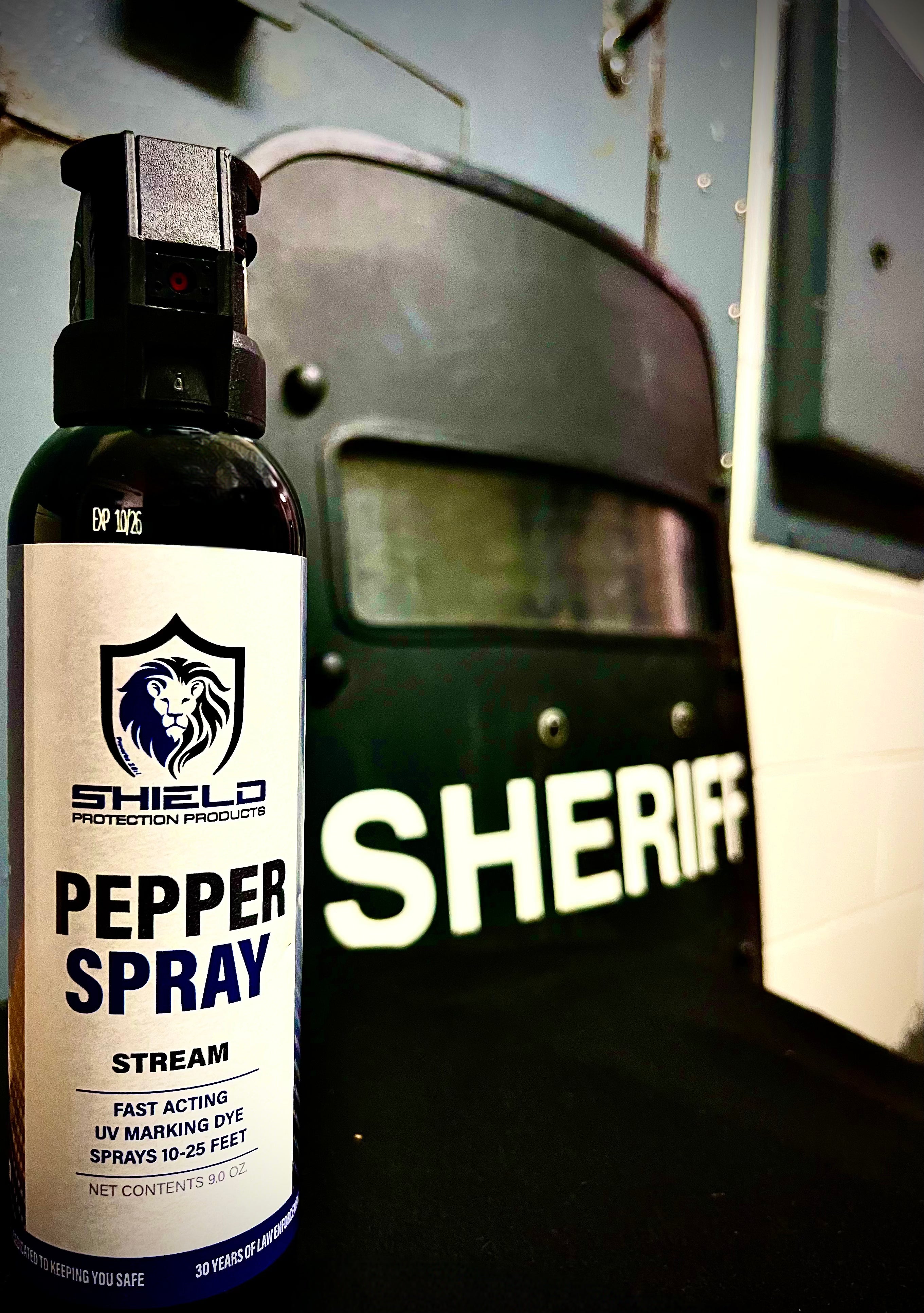 Police pepper spray