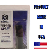 Black Pepper Spray 0.5 Ounce Flip-top STREAM Mace & Pepper Spray Shield Protection Products LLC.