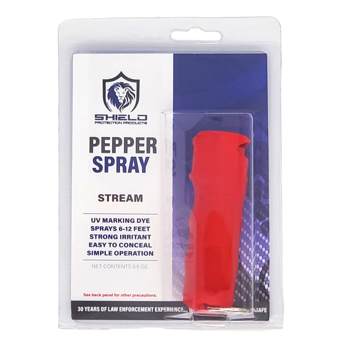 Red Pepper Spray 0.5 Ounce Flip-top STREAM