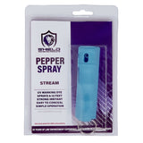 Teal Pepper Spray 0.5 Ounce Flip-top STREAM